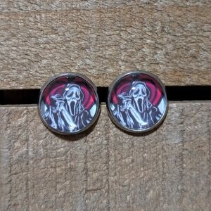 💟 Ghostface Stud Earrings